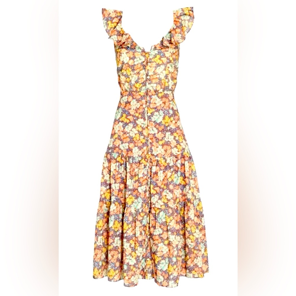 Veronica Beard Malgosia Knee Length Dress Womens Size 10 $495 Retro 40s